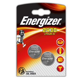 CR2430 3V Energizer Lithium batteri 2 pak